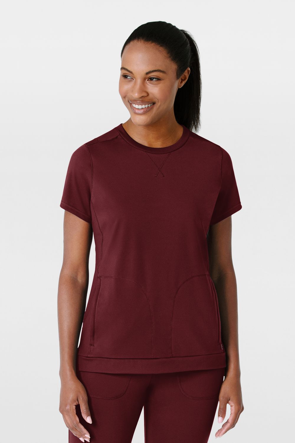 Casacca donna 6359 girocollo - bordeaux Casacca donna 6359 girocollo - bordeaux