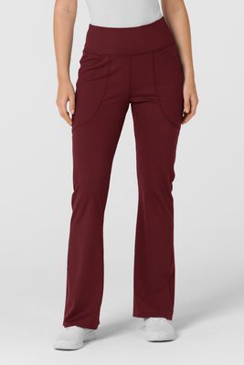 Pantalone 5459 yoga svasato - bordeaux