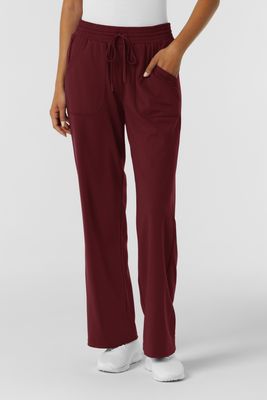 Pantalone 5559 largo - bordeaux