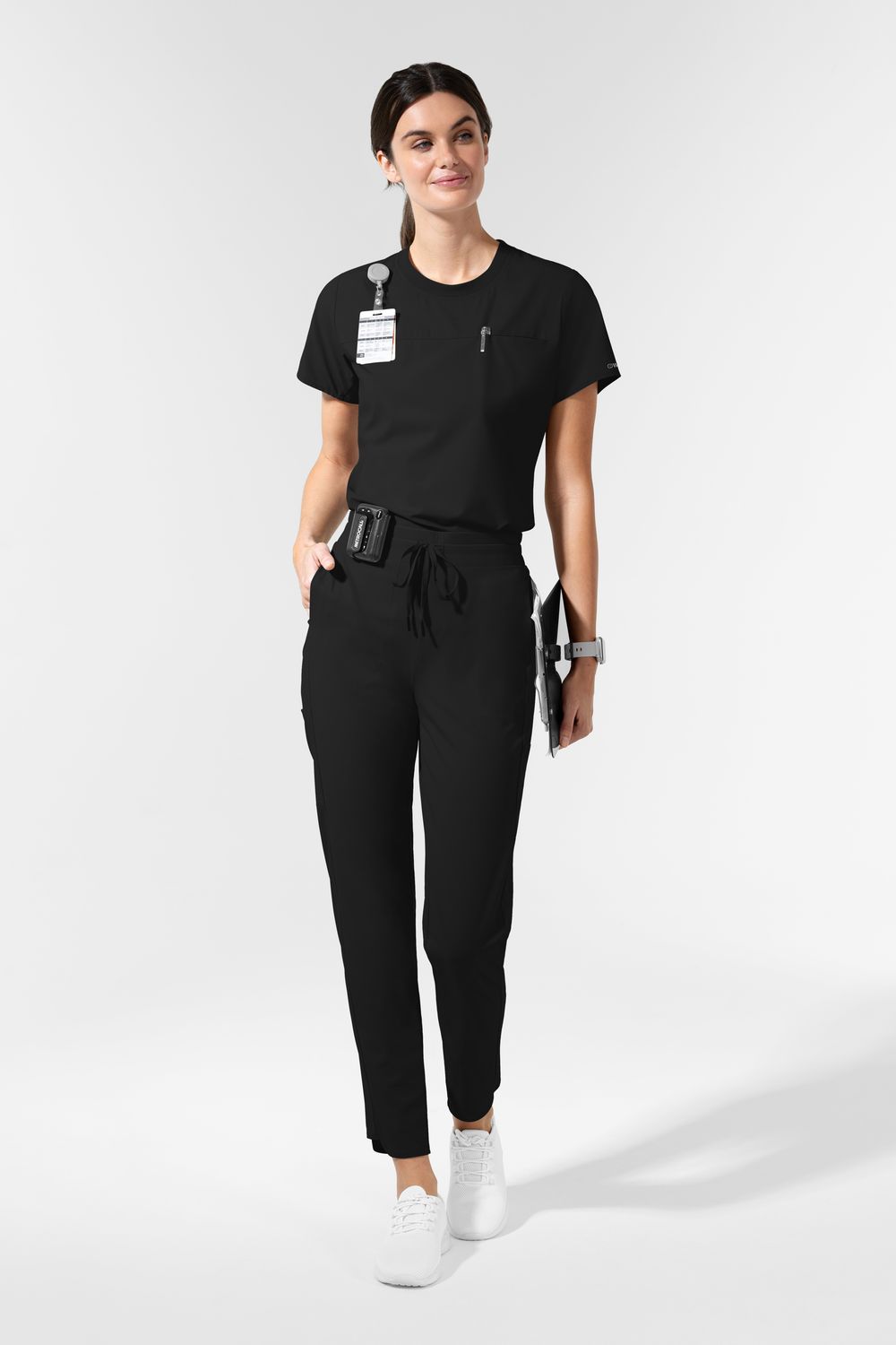 Casacca 6170 girocollo - nero