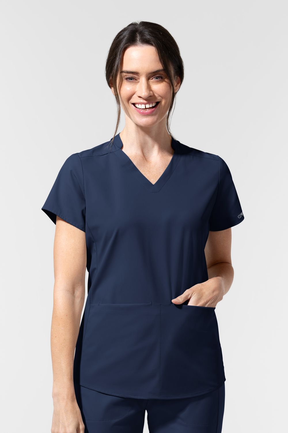 Casacca 6270 scollo a V PRO - blu navy