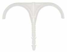 Uchwyt hakowy podwójny rury elastycznej 2x75M10 UH2x75-25 sztuk 25