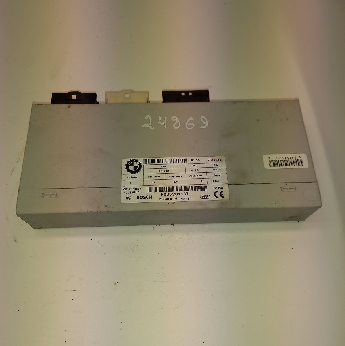 F005V01137 61357335274 7335274 Bootlid / tailgate control unit BMW X5 (E70) (2007-2013)