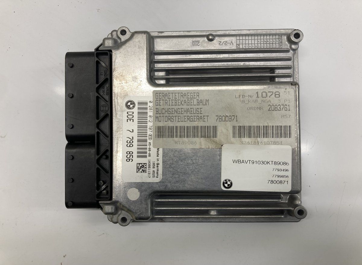DDE7799856 0281012707 Engine Control Unit / module (ECU) BMW 3 (E90, E91, E92, E93) (2005-2011)