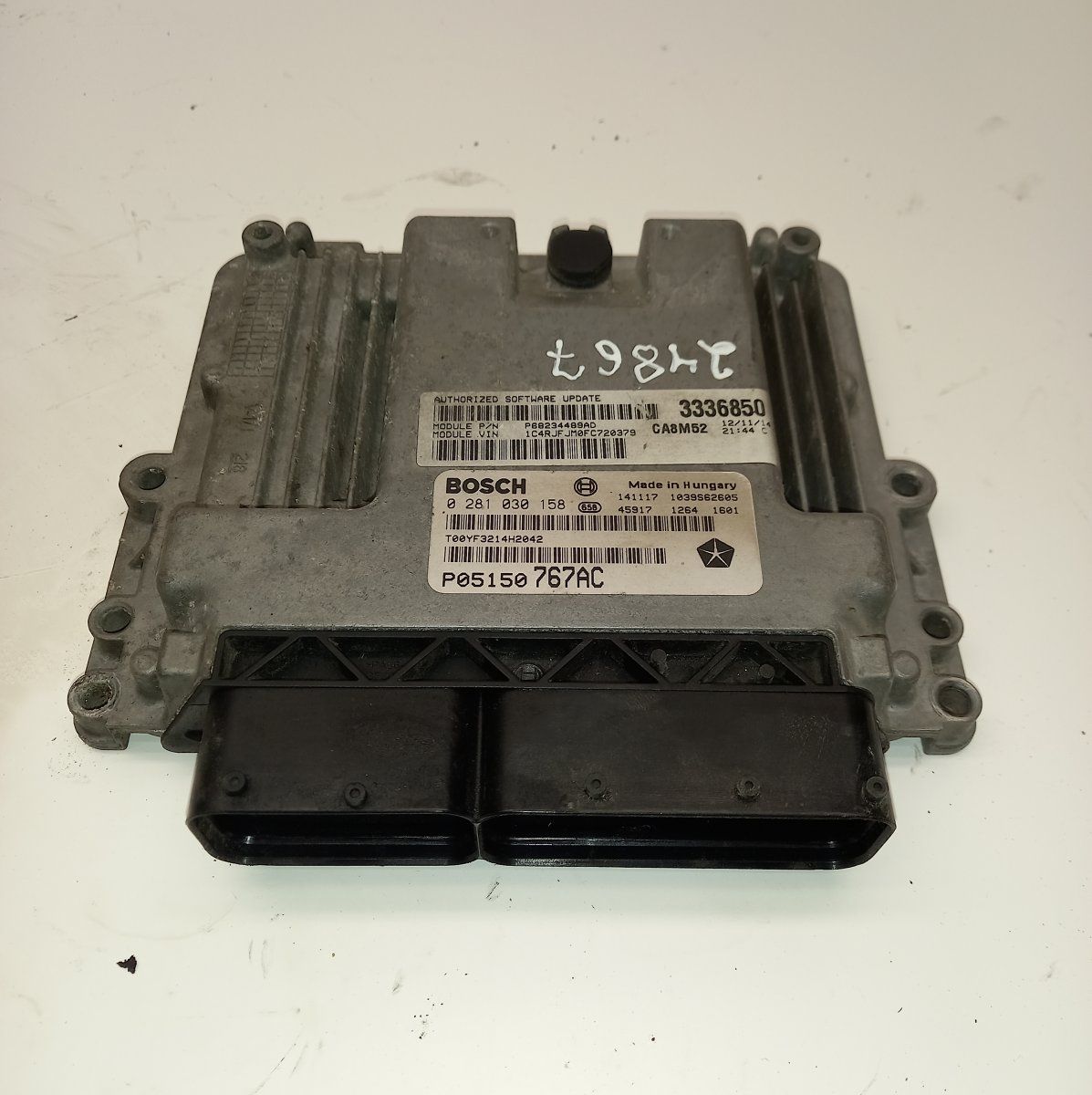 0281030158 05150767AC Engine Control Unit / module (ECU) JEEP GRAND CHEROKEE IV (WK, WK2) (2010-2021)