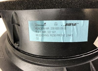 A2308201902 Set of loudspeakers MERCEDES-BENZ SL-CLASS (R230) (2001-2012)