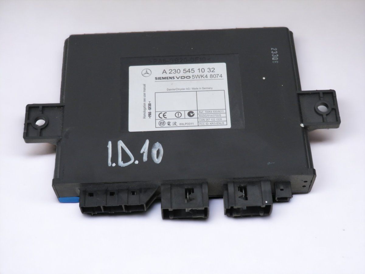 A2305451032 KEYLESS GO control unit MERCEDES-BENZ SL-CLASS (R230) (2001-2012)