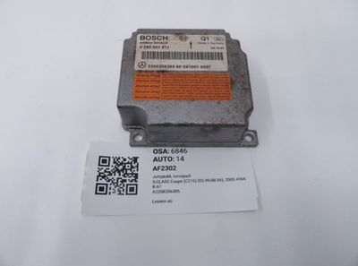 A2208206385 2208206385 Блок за управление на въздушни възглавници MERCEDES-BENZ S-CLASS Coupe (C215) (1999-2006)