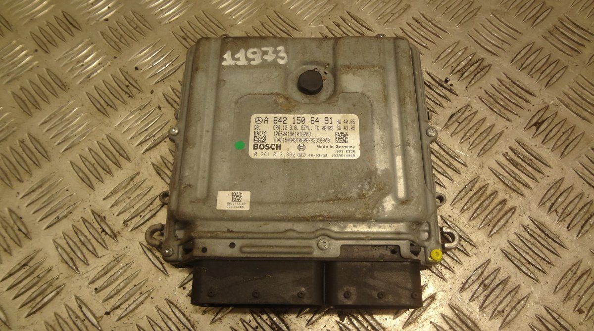 0281013382 Engine Control Unit / module (ECU) MERCEDES-BENZ ML-CLASS (W164) (2005-2011)