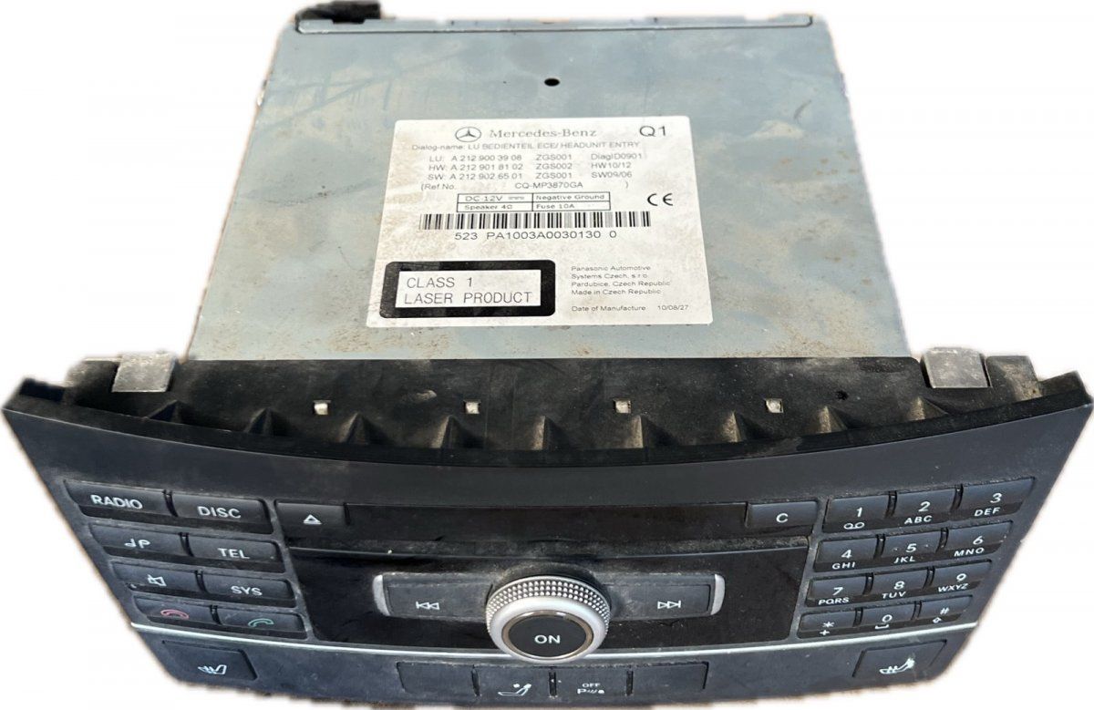 Radio MERCEDES-BENZ E-CLASS (W212) (2009-2016)