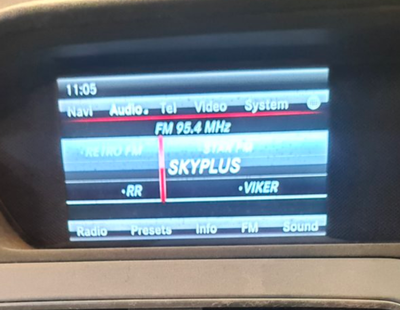 A2C30083500 Dash screen MERCEDES-BENZ C-CLASS (W204) (2007-2013)