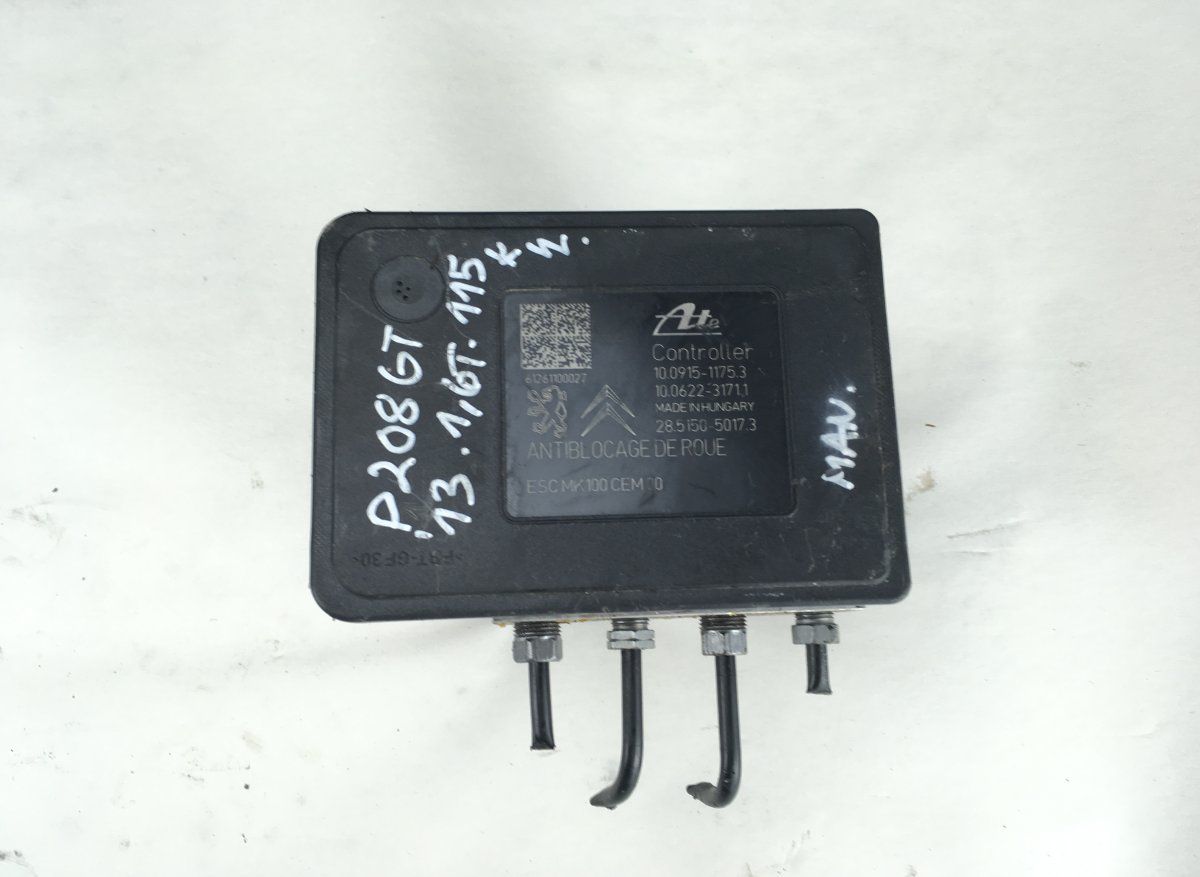 10091511753 ABS hydraulic unit / pump PEUGEOT 208 I (A9) (2012-2019)