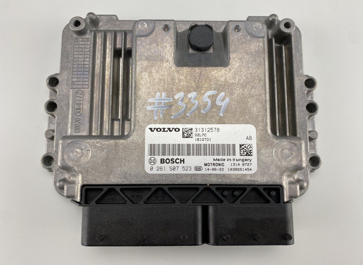 31312578 0261S07523 1039S51454 31327995AA 31327995 BG9T14C256HA 28227917 AH4N15607AE Engine Control Unit / module (ECU) VOLVO S60 II / V60 I (2010-2018)