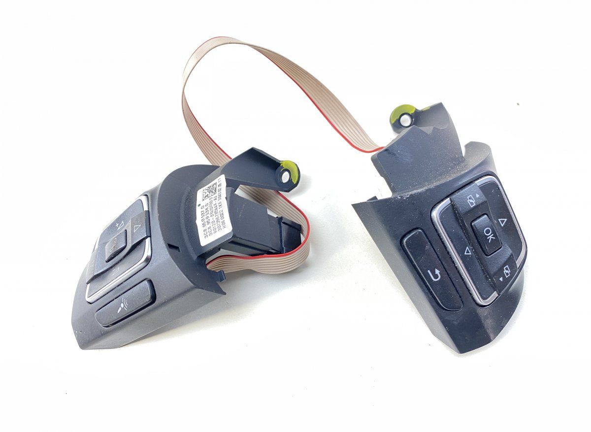 3C8998537B Steering wheel MF switch set VW PASSAT B7 / ALLTRACK (2010-2015)