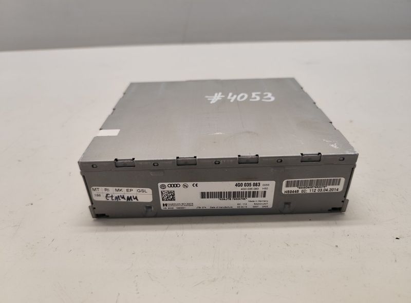4G0035083 Radio tuner AUDI A6 / A6 ALLROAD (C7, 4G) (2010-2018)