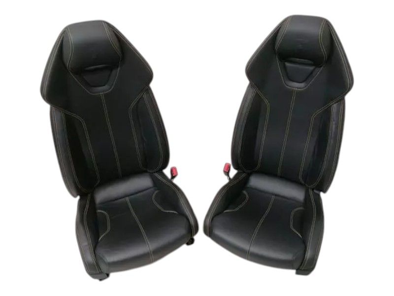 LAMBORGHINI HURACAN LP 610-4 Seats Sport Yellow Stitching Black leather