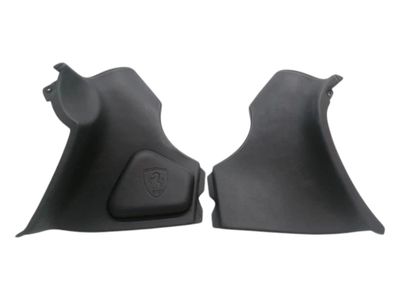 ORIGINAL OEM FERRARI 612 F137 CONSOLE BLACK LEATHER KNEE PAD