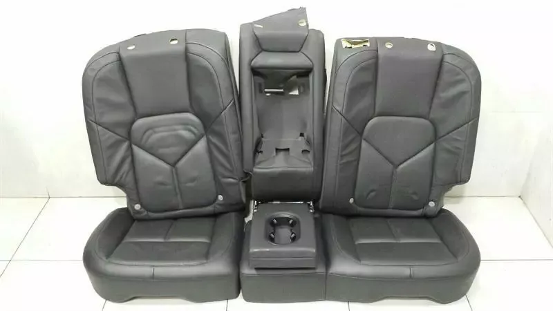 Porsche Cayenne 958 92A rear seat leather rear seat leather set black