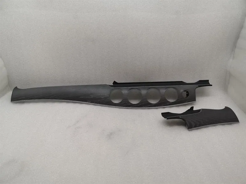 Mercedes CLS W257 Veneer A2576806000 Cover Silver Open-Grained Ash Wood RHD