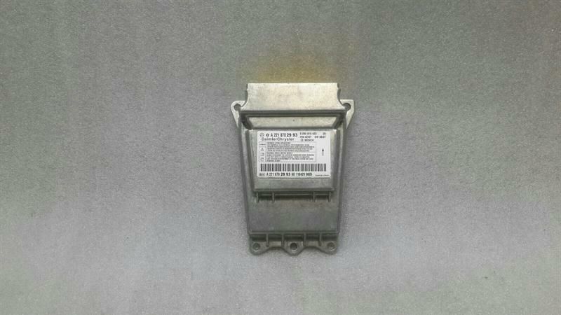 Mercedes S-Class W221 Модул за безопасност ECU A2218702993 Блок за управление на въздуха SRS