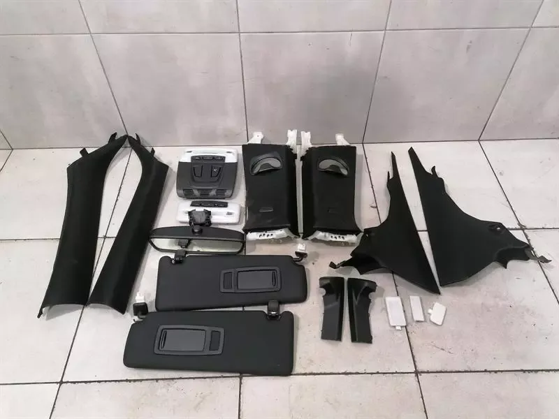 BMW M4 F82 Roof Lining Parts Black Set Black Headliner Parts Sun Visor