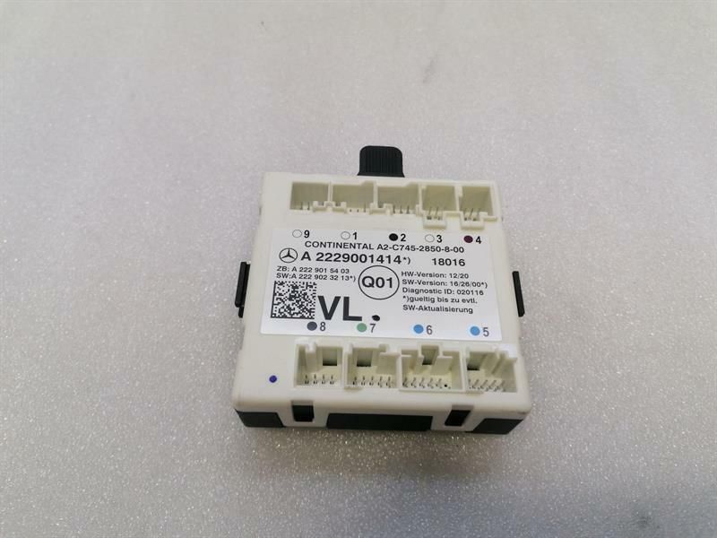 MERCEDES C CLASS W205 LEFT DOOR ELECTRONIC MODULE A2229001414 DOOR ECU