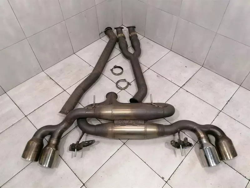 Nissan GT-R R35 exhaust silencer Sport Russ Fellows exhaust silencer