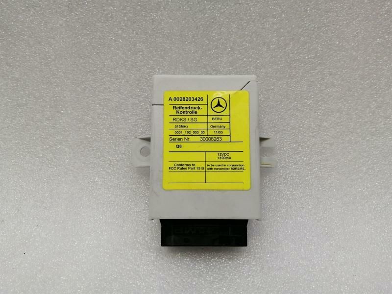 Mercedes CL W215 Tire Pressure Module RDK A0028203426 Control Unit RDK