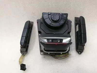 Mercedes SL R230 Convertible Roof Switch Block Set A2308213751 Vario Roof Switch