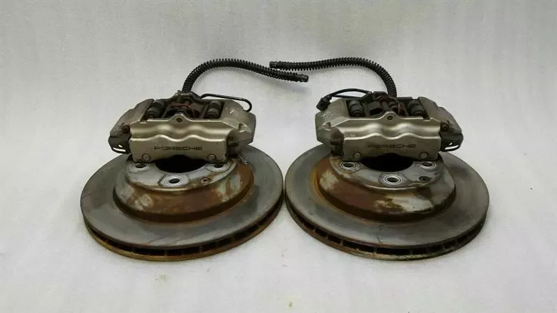 Комплект задни спирачки Porsche Cayenne 957 S 95535242142 Комплект задни спирачки 4.8 Brembo