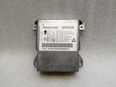 Mercedes C Class W204 Safety Module ECU A2048709326 Air Control Unit SRS.