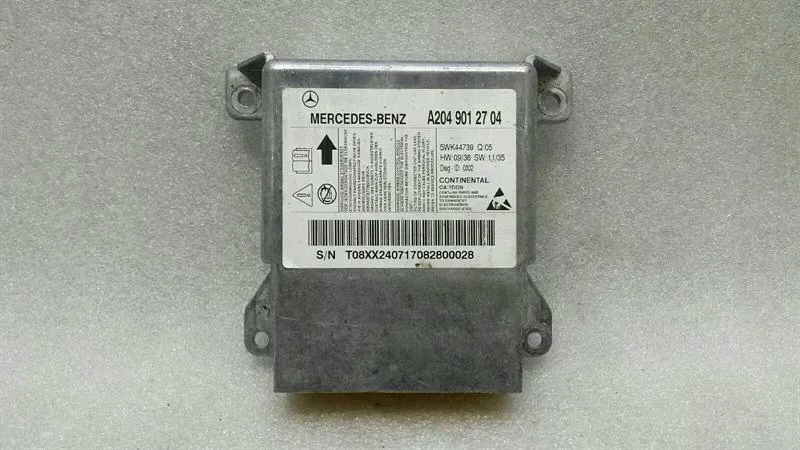 Mercedes C Class W204 Safety Module ECU A2049012704 Air Control Unit SRS
