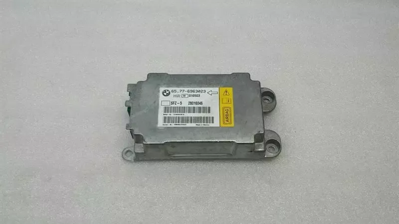 BMW 5 Series E60 Safety Module ECU 6963023 Air Control Unit SRS