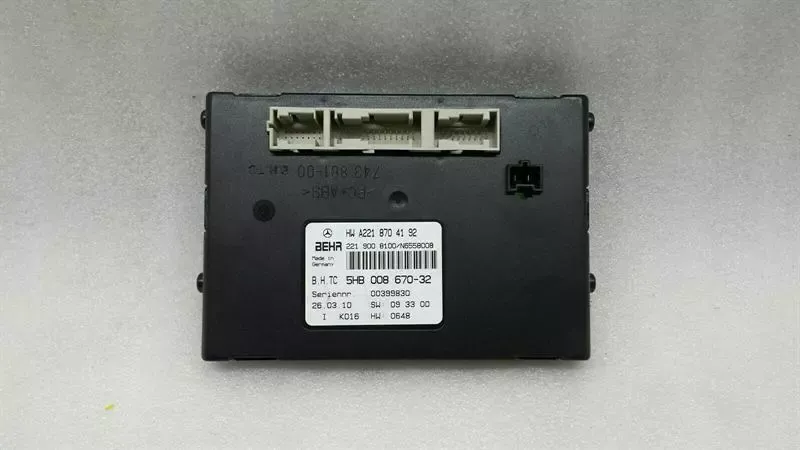 Mercedes CL W216 AC heater control module A2218704192 air conditioning control unit