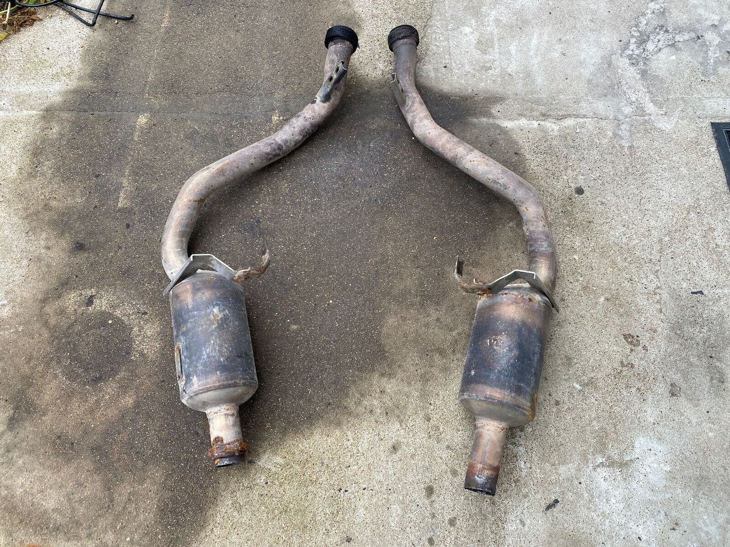 Mercedes G class W463 Genuine Exhaust Pipe Catalyst Left &amp; Right