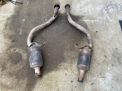 Mercedes G class W463 Genuine Exhaust Pipe Catalyst Left &amp; Right