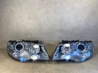 VW Touareg GENUINE LH &amp; RH Xenon Dynamic Headlight SET LHD Facelift 07-09 year
