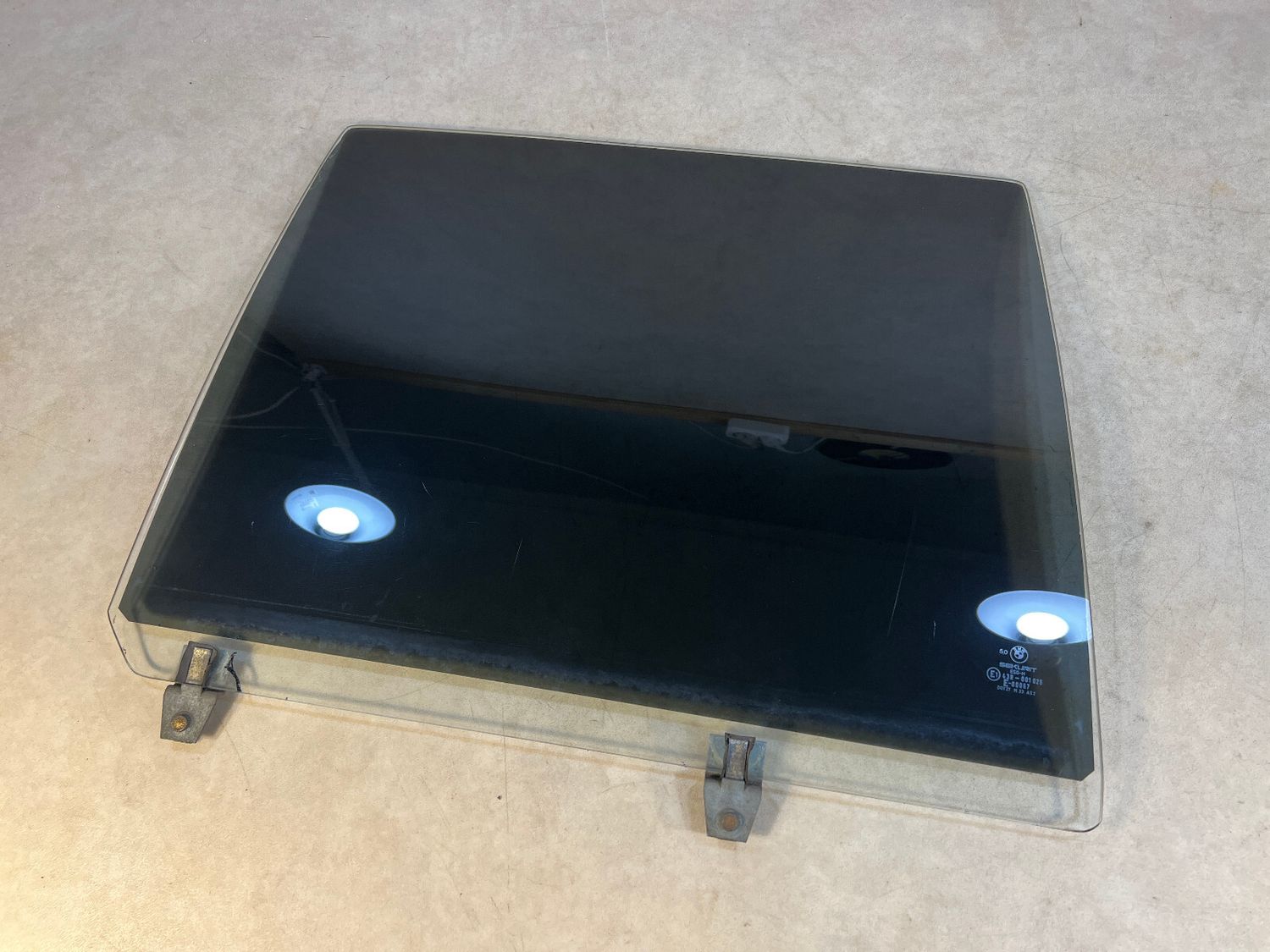 GENUINE BMW 7 E23 Door window Clear tinted with film REAR Right RH 51341869844