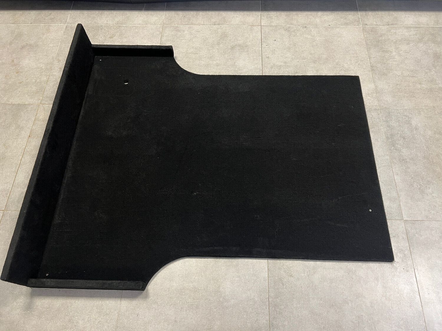 Mercedes Benz G Class W463 trunk floor carpet plate Black