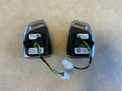 Audi A6 A7 A8 Q8 4K 4N 4M GENUINE S / RS-line КОМПЛЕКТ пера за смяна на скоростите на волана