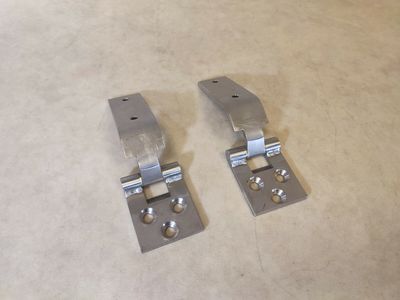 STAINLESS STEEL Mercedes G-Class G Wagen W460 W461 W463 SET Hood hinges 2 pcs