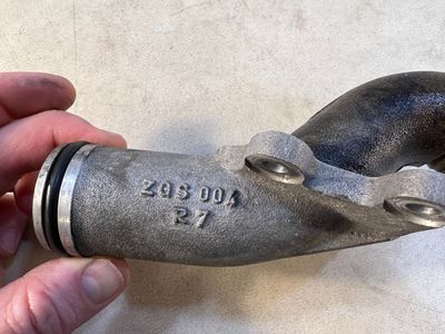 Mercedes ML G S class W163 W463 W220 4.0 400 CDI OEM тръба за рециркулация на изпускателната система