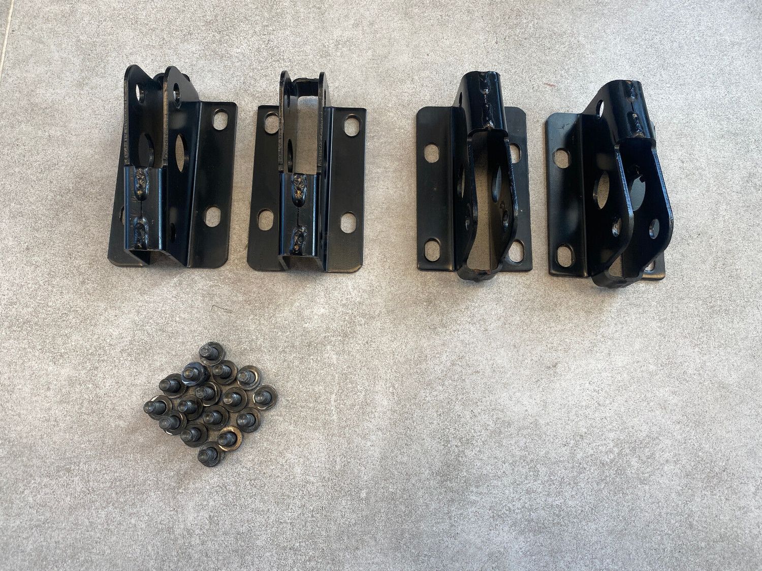 Mercedes G class W463 GENUINE Rear Seat Mounting x4 psc with bolts