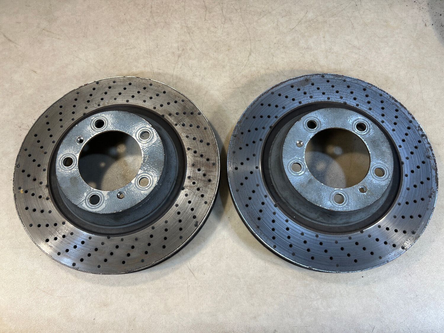 Porsche 911 991 GENUINE Front Brake Discs SET x2 psc LH &amp; RH