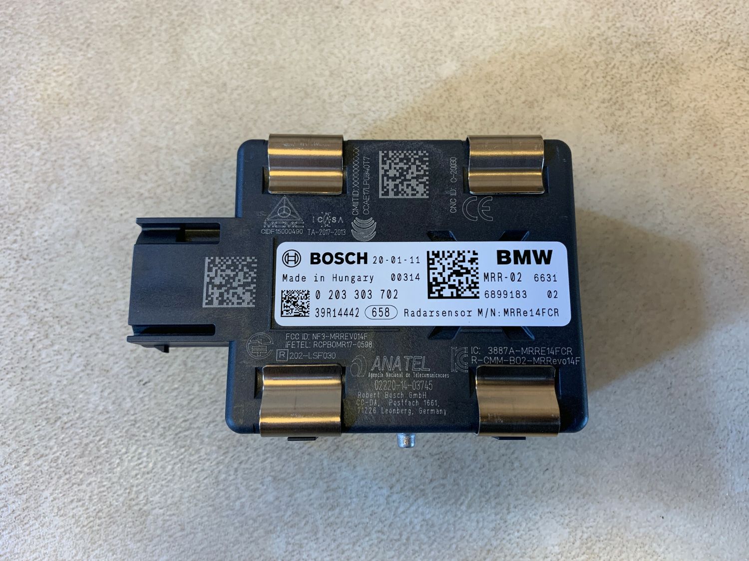 BMW 1 2 3 X5 X6 X7 Z4 F40 F44 G20 G21 G05 G06 G07 GENUINE ACC Radar Sensor NEW