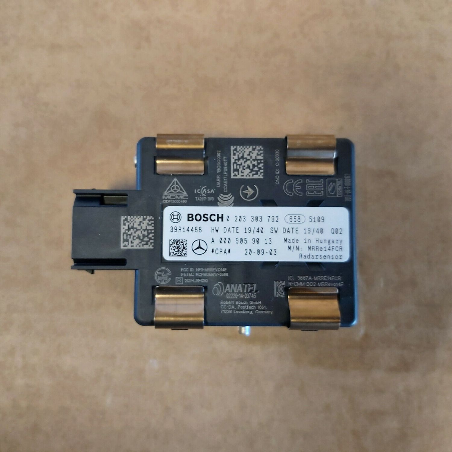 NEW GENUINE Mercedes Benz GLC C205 W253 W205 Radar Sensor FCW-Stop A0009059013