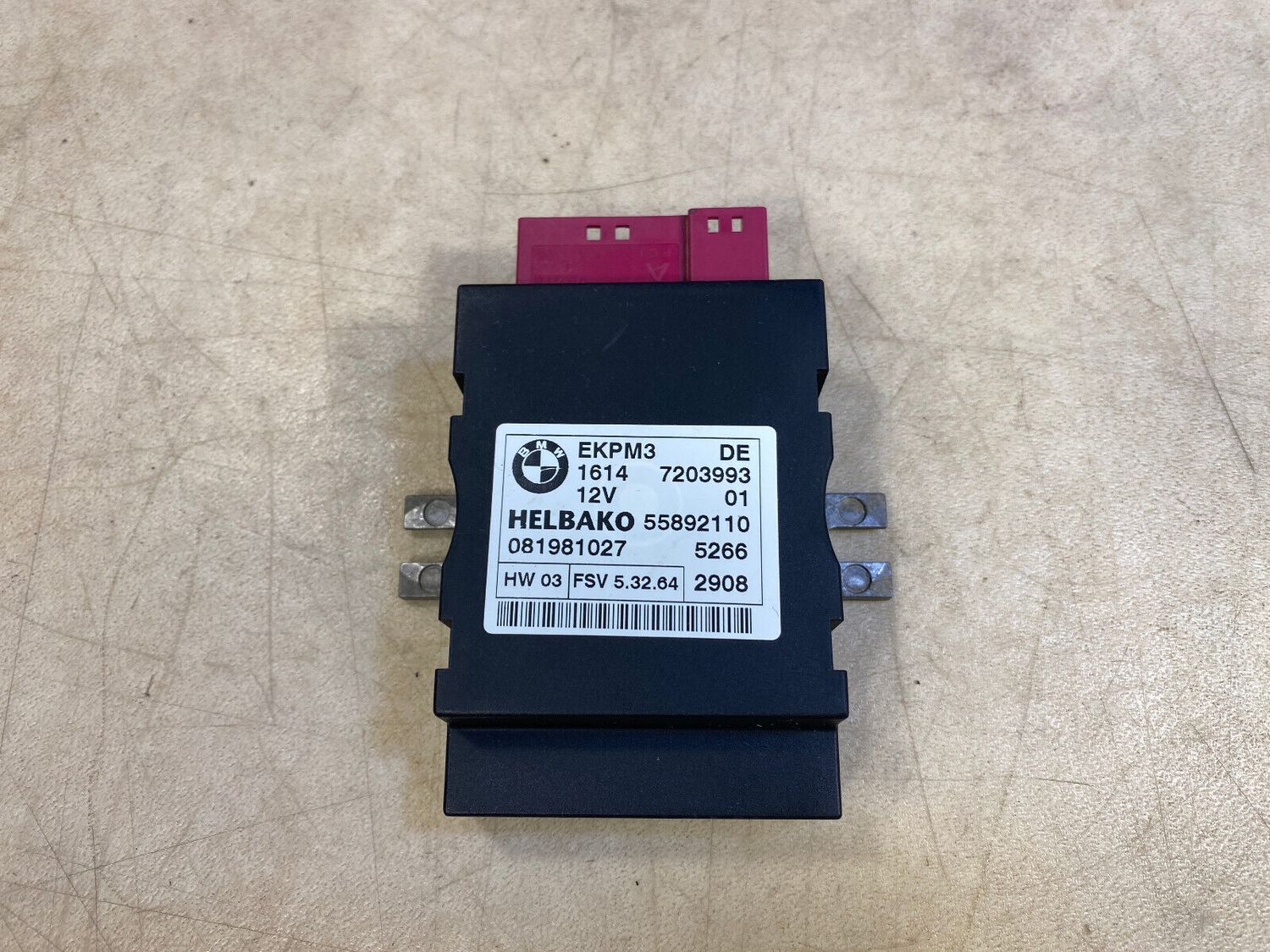 GENUINE BMW 1 3 5 X5 E60 E61 E81 E70 Control Unit For Fuel Pump 16147203993