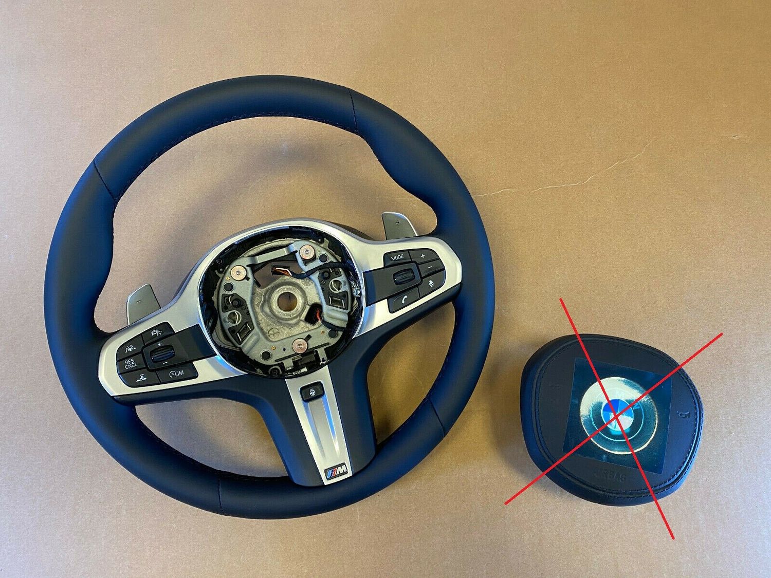 BMW 5 G30 G31 G38 6 G32 X3 G01 X4 G02 EU M Steering Wheel HEATING VIBRO ASSIST+