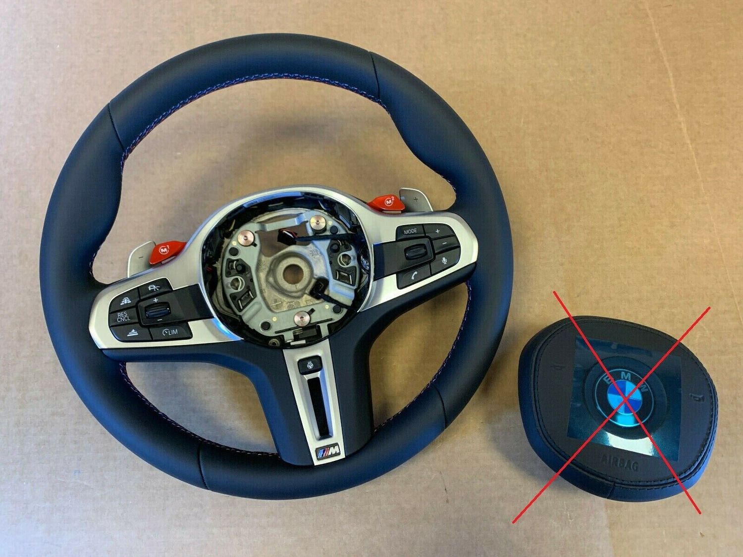 BMW M5 F90 X3M F97 X4M F98 GENUINE USA M Steering Wheel HEATING ACC NEW