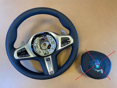 BMW 1 2 3 Z4 F40 F44 G20 G21 G28 G29 GENUINE EU M Steering Wheel Paddles HEATING